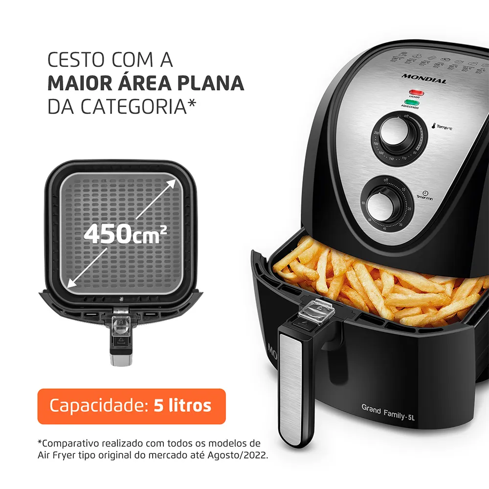 Air Fryer Mondial Afn-50 127V 6 Air Fryer Mondial Afn-50 127V - Imagem 6