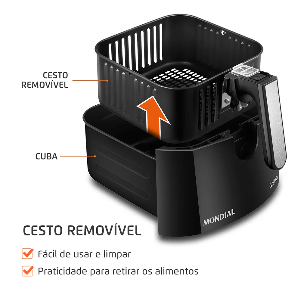 Air Fryer Mondial Afn-50 127V 8 Air Fryer Mondial Afn-50 127V - Imagem 8