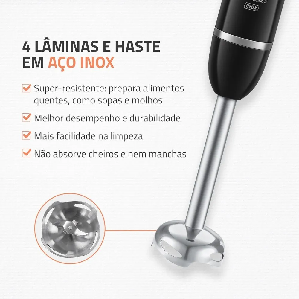 Mixer 500W Mondial M-17 127V 6 Mixer 500W Mondial M-17 127V - Imagem 6